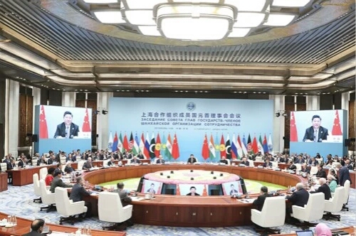 【讲话致辞】习近平同上海合作组织成员国领导人共同会见记者时的讲话